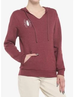 HUNIVERS Her Universe Marvel Spider-Man Logo Hoodie