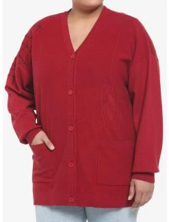 HUNIVERS Her Universe Marvel Spider-Man Web Cardigan Plus Size