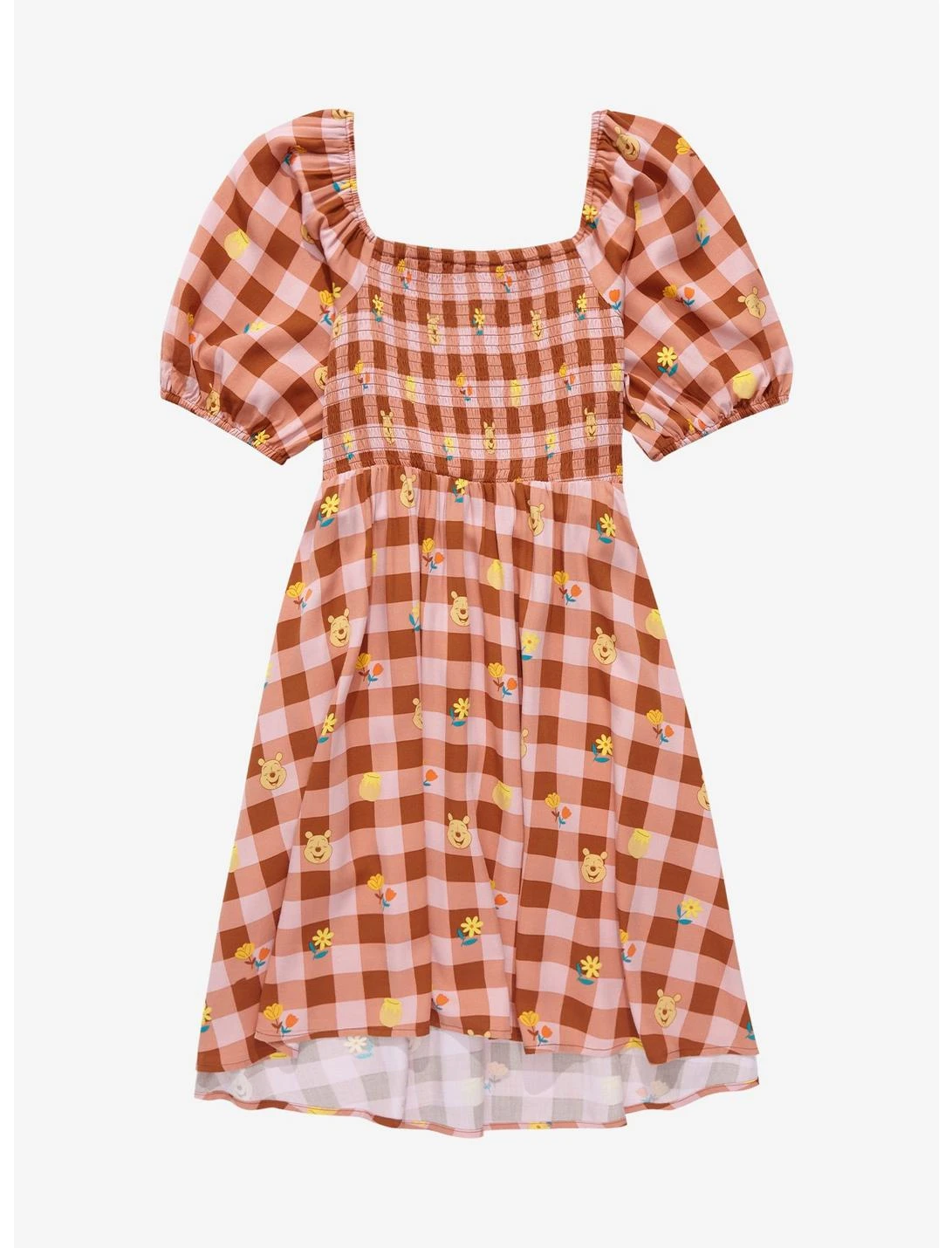 HUNIVERS Her Universe Disney Winnie The Pooh Gingham Smock Dress - Image 2