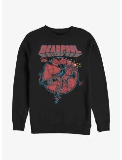 Null Marvel Deadpool Falling Dead Sweatshirt