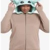 HUNIVERS Her Universe Star Wars The Mandalorian Grogu Hoodie Plus Size