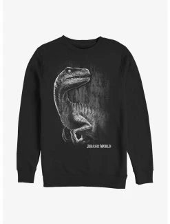 Null Jurassic World Raptor Smile Sweatshirt