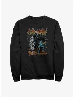 Null Star Wars Metal Band Logo Sweatshirt