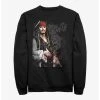 Null Disney Pirates Of The Caribbean Ornate Captain Jack Sweatshirt