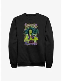 Null Marvel She-Hulk Will Not Be Silenced Sweatshirt