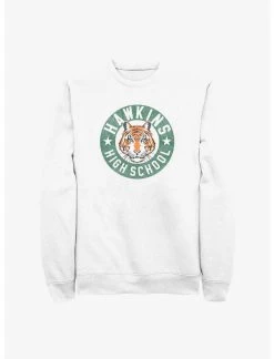 Null Stranger Things Hawkins High Tiger Emblem Sweatshirt