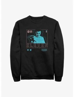 Null Stranger Things Eleven Infographic Sweatshirt