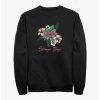 Null Stranger Things Floral Logo Sweatshirt
