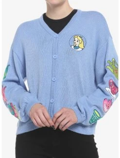 HUNIVERS Disney Alice In Wonderland Embroidered Cardigan