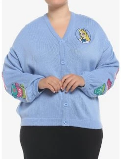 HUNIVERS Disney Alice In Wonderland Embroidered Cardigan Plus Size