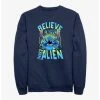 Null Disney Lilo & Stitch Believe In Your Inner Alien Sweatshirt