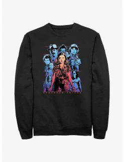 Null Stranger Things Neon Group Sweatshirt