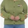 HUNIVERS Disney Chip 'N' Dale Collar Cardigan Plus Size