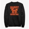 Null Disney Mickey Mouse Happy Haunting Pumpkin Sweatshirt