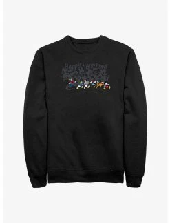 Null Disney Mickey Mouse & Friends Happy Haunting Shadows Sweatshirt