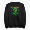 Null Star Wars Boba Fett Lightning Portrait Sweatshirt