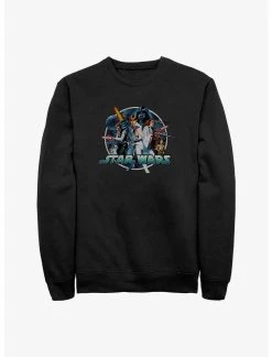 Null Star Wars A New Hope Classic Group Sweatshirt