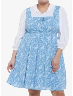 HUNIVERS Disney Beauty And The Beast Belle Village Dress Plus Size