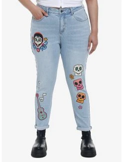 HUNIVERS Disney Pixar Coco Mom Jeans Plus Size