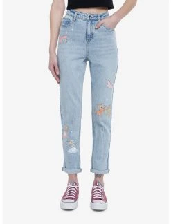 HUNIVERS Disney Cinderella Friends Mom Jeans