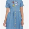 HUNIVERS Disney Winnie The Pooh Friends Denim Dress