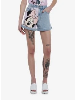 HUNIVERS Her Universe Disney Minnie Mouse Y2K Mom Shorts