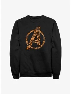 Null Marvel Avengers Halloween Logo Fill Sweatshirt