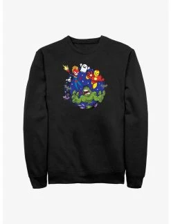 Null Marvel Avengers World's Scariest Heroes Sweatshirt