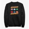 Null Marvel Avengers Pumpkin Assemble Sweatshirt