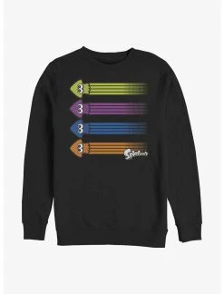 Null Nintendo Splatoon Inkling Squid Rainbow Sweatshirt