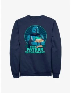 Null Star Wars The Mandalorian Best Father Sweatshirt