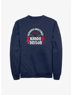 Null Stranger Things Season's Greetings From The Upside Down Sweatshirt