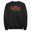 Null Marvel Guardians Of The Galaxy Holiday Special Logo Sweatshirt