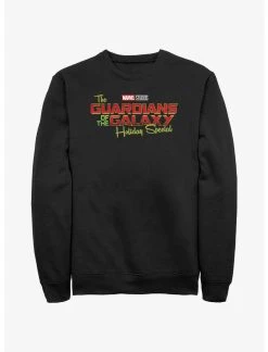 Null Marvel Guardians Of The Galaxy Holiday Special Logo Sweatshirt