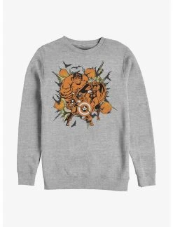 Null Marvel Avengers Hero Pumpkin Break Sweatshirt