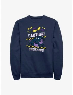 Null Marvel Black Panther Caution Crossing Sweatshirt