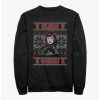 Null Marvel Black Widow Ugly Christmas Sweatshirt