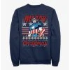 Null Marvel Captain America Christmas Sweatshirt