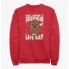 Null Star Wars Chewie Happy Life Day Sweatshirt